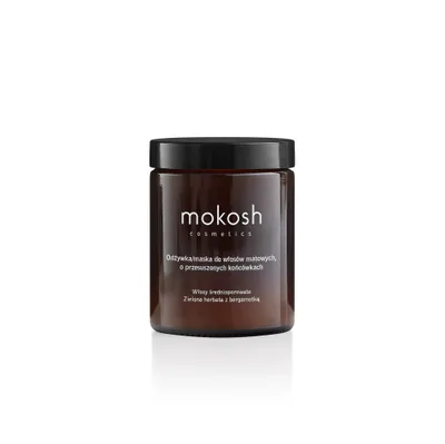 Mokosh Cosmetics Zielona herbata z bergamotką, Odżywka/maska do włosów matowych, o przesuszonych końcówkach