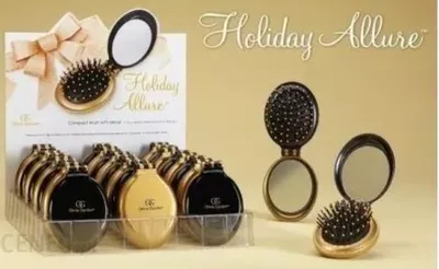 Olivia Garden Holiday Allure, Mini szczotka podróżna z lusterkiem