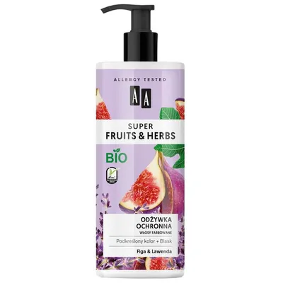 AA Super Fruits & Herbs, Odżywka do włosów ochronna `Figa i lawenda`