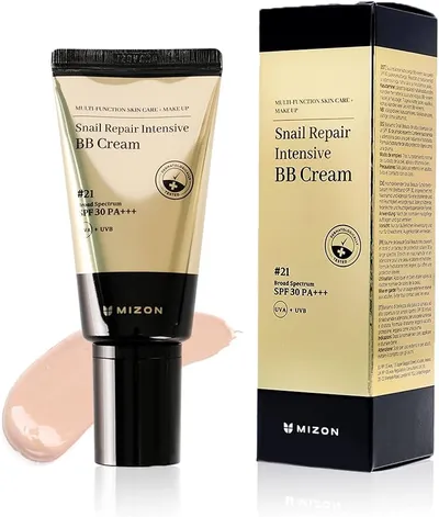 Mizon Snail Repair Intensive BB Cream SPF30 PA+++ (Krem BB ze śluzem ślimaka SPF30)