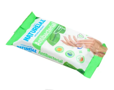 Naturele Universal Wet Wipe Antibacterial (Chusteczki antybakteryjne)