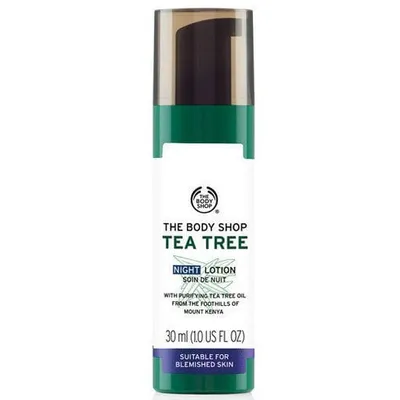 The Body Shop Tea Tree, Blemish Fade Night Lotion (Antybakteryjny żel na noc [Krem na noc])