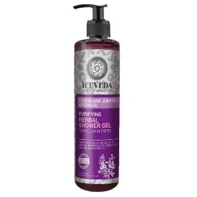 Iceveda Juniper & Argan Oil, Purifying Herbal Shower Gel (Tonizujący żel pod prysznic)