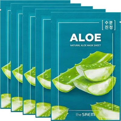 The Saem Natural Aloe Mask Sheet (Aloesowa maska w płacie)