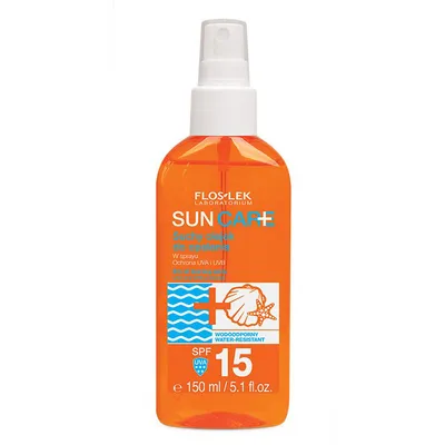 Floslek Sun Care, Suchy olejek do opalania SPF 15