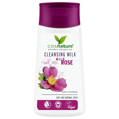 Cosnature Wild Rose Cleansing Milk (Naturalne mleczko oczyszczające do twarzy z dziką różą)