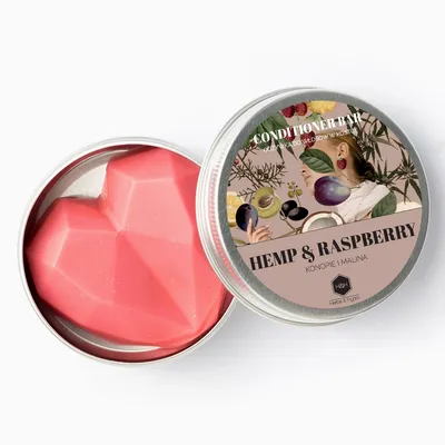 Herbs & Hydro Bar Conditioner Raspberry (Odżywka do włosów w kostce `Malina`)