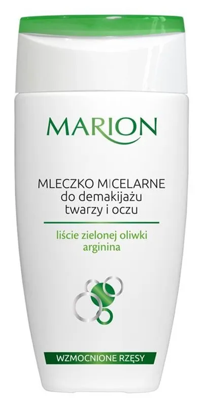 Marion Liście zielonej oliwki i arginina, Mleczko do demakijażu twarzy i oczu