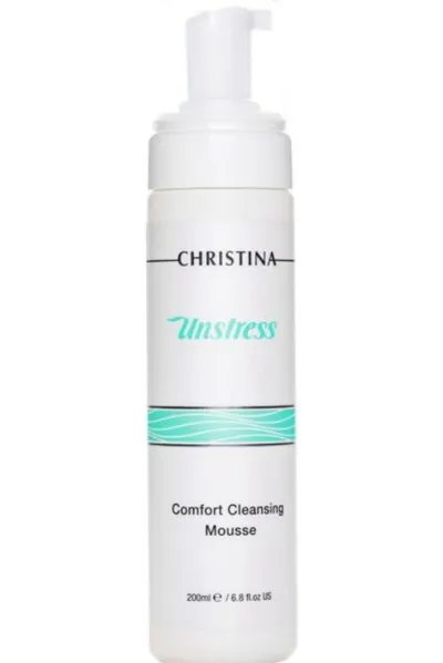 Christina Cosmeceuticals Unstress, Comfort Cleansing Mousse (Oczyszczający mus do twarzy)
