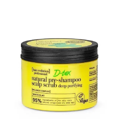 Natura Siberica Hair Evolution, Natural Pre-shampoo Scalp Scrub (Naturalny wegański peeling do skóry głowy)