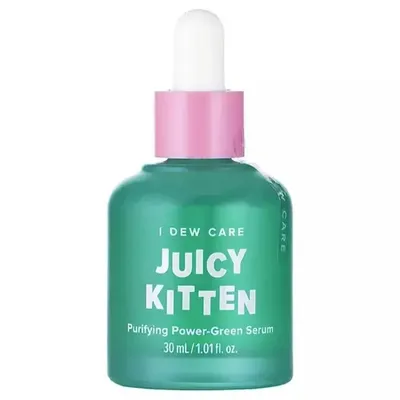 I Dew Care Juicy Kitten, Purifying Power-Green Serum (Serum zmniejszające wydzielanie sebum)