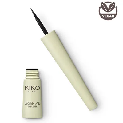 Kiko Milano Green Me Liquid Eyeliner (Eyeliner w płynie o wysokiej trwałości)