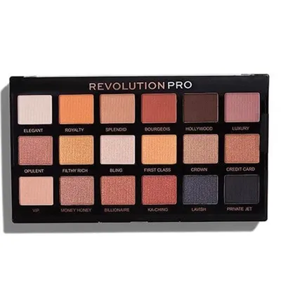 Revolution Pro Regeneration Eyeshadow Palette Goldmine (Paleta 18 cieni do powiek)