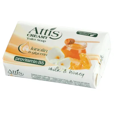 Attis Milk & Honey Toilet Soap Creamy (Mydło toaletowe kremowe z miodem i mlekiem)