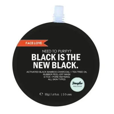 Face Love Need to Purify? Black Is The New Black Rubber Peel-off Mask (Maska peel-off)
