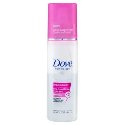 Dove Hair Therapy, Colour Radiance Leave in Conditioner Spray (Odżywka w sprayu bez spłukiwania do włosów farbowanych)