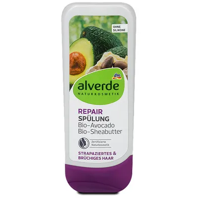 Alverde Repair-Spulung Avocado & Sheabutter (Odżywka regenerująca (nowa wersja))