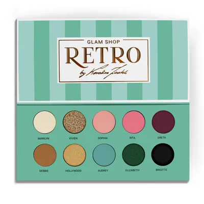 Glam Shop GlamBOX Retro by Karolina Zientek, Paleta cieni do powiek