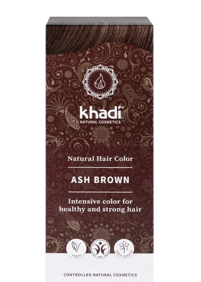 Khadi Herbal Hair Color Ash Brown (Ziołowa farba do koloryzacji włosów `Popielaty brąz`)