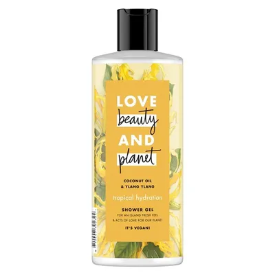 Love Beauty and Planet Coconut Oil & Ylang Ylang Shower Gel Tropical (Orzeźwiający żel pod prysznic `Kokos i ylang ylang`)