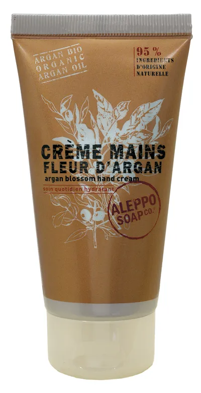 Aleppo Soap Co. Ceème Pour les Mains Fleur d'Argan (Krem do rąk `Kwiat Arganiim masło shea & olej arganowy`)