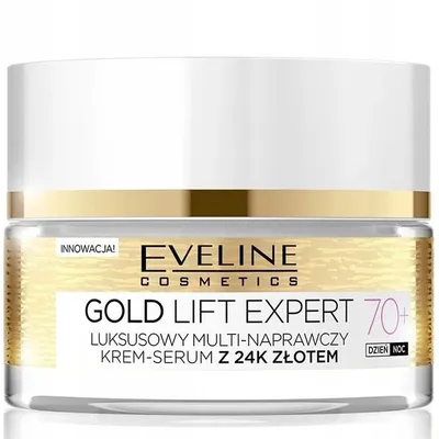Eveline Cosmetics Gold Lift Expert, Krem-serum 60+ odmładzający