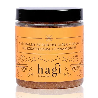 Hagi Naturalny scrub do ciała z gałką muszkatołową i cynamonem