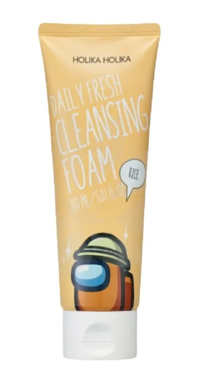 Holika Holika Among Us, Daily Fresh Cleansing Foam Rice (Pianka do twarzy)