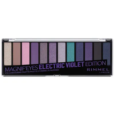 Rimmel Magnif'eyes, Electric Violet Edition Eye Contouring Palette (Paleta cieni do powiek)