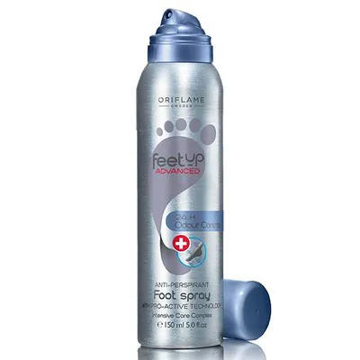 Oriflame Feet Up, Advanced 24 H Odour Control Anti - Perspirant Foot Spray (Dezodorant antyperspiracyjny do stóp)