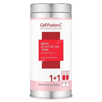 Cell Fusion C Toning Sunscreen 100 SPF 50+ / PA ++++ (Krem tonujący z wysoka ochroną przeciwsłoneczną)