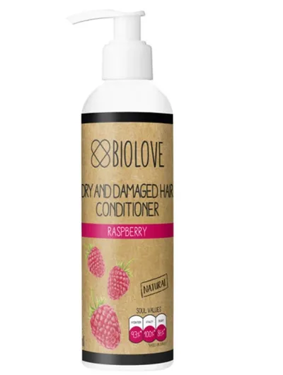Biolove Raspberry, Dry and Damaged Hair Conditioner (Odżywka do włosów suchych i zniszczonych `Malina`)