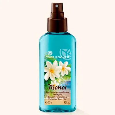 Yves Rocher Moinoi de Tahiti, Eau Hydratante Parfumee des Lagons Monoï (Nawilżająca mgiełka do ciała)