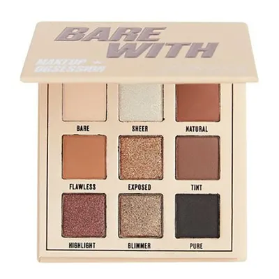 Makeup Obsession London Bare With Eyeshadow Palette (Paleta cieni do powiek)
