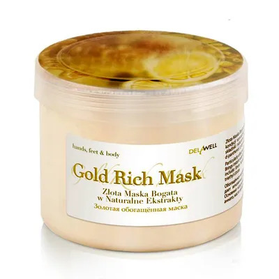 DelaWell Gold Rich Mask (Bogata złota maska do ciała)