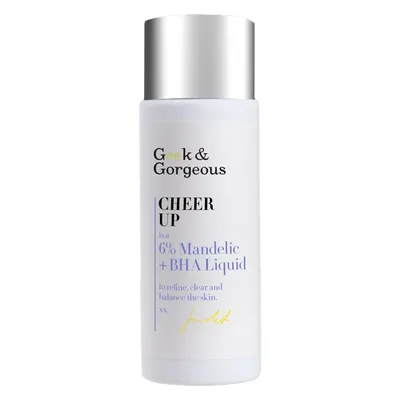 Geek and Gorgeous Cheer Up, Tonik kwasowy do twarzy 6% kwas migdałowy + BHA