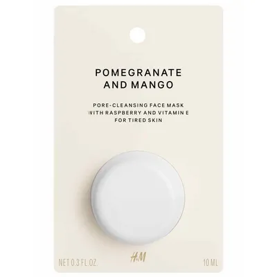 H&M Pomegranate and Mango, Pore-cleansing Face Mask (Maska do twarzy oczyszczająca pory)