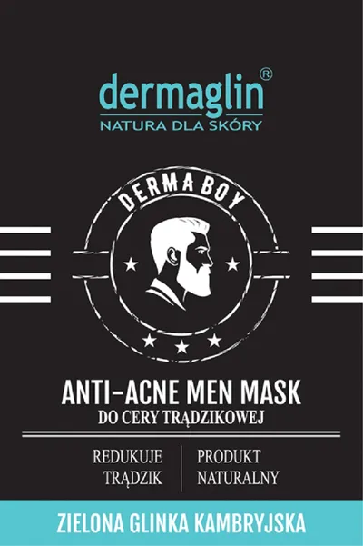 Dermaglin Derma Men, Anti-acne Men Mask do cery trądzikowej