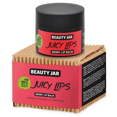 Beauty Jar Juicy Lips, Berry Lip Balm (Jagodowy balsam do ust)