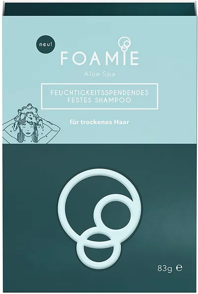 Foamie Aloe SPA, Shampoo Bar (Szampon z aloesem do suchych włosów)