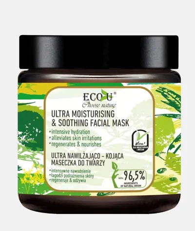 Eco U Choose Nature, Ultra Moisturizing & Soothing Facial Mask (Ultra nawilżająco-kojąca kremowa maseczka do twarzy)