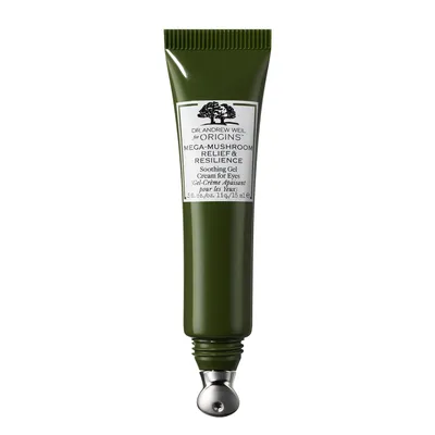Origins Mega-Mushroom Relief & Resilience, Soothing Gel Cream For Eyes (Kojący żel do oczu z chłodzącym aplikatorem)