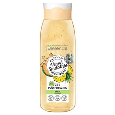 Bielenda Vegan Smoothie, Odświeżający żel pod prysznic `Melon +ananas`