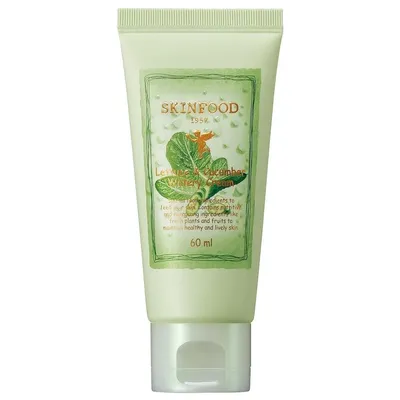 SkinFood Lettuce & Cucumber Watery Cream (Krem do twarzy z sałatą i ogórkiem intensywnie nawilżający)