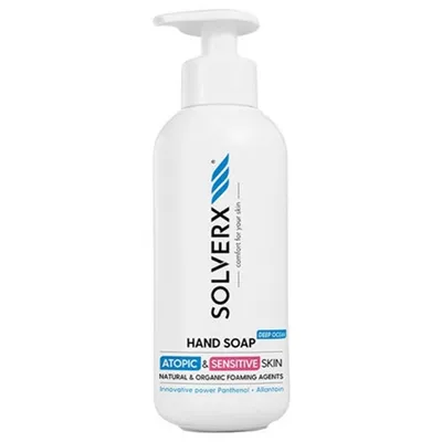 Solverx Atopic & Sensitive Skin, Hand Soap (Mydło do rąk do skóry wrażliwej i atopowej)