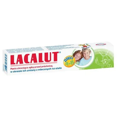 Lacalut Junior, Pasta do zębów w okresie wymiany z mlecznych na stałe 4-8lat