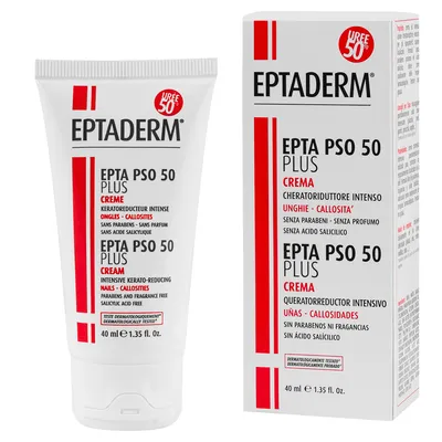 Eptaderm Epta PSO 50 Plus Cream (Intensywny krem keratoredukujący do skóry głowy i ciała)