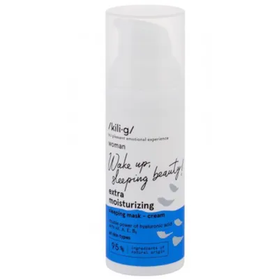 Kili·g Wake up, Sleeping Beauty! Woman Extra Moisturizing Sleeping Mask - Cream (Krem-maska do twarzy na noc)
