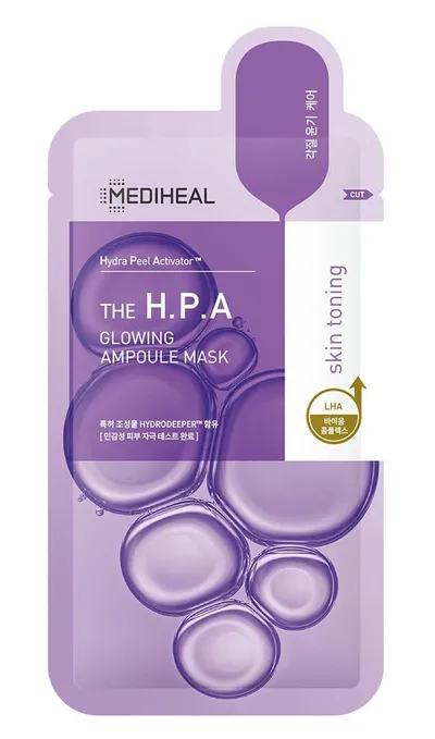 Mediheal The H.P.A Glowing Skin Toning Ampoule Mask (Rozświetlająca maska w płachcie)