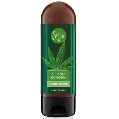 Seyo Nawilżający peeling myjący `Zielona konopia`